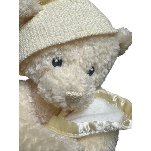 BABY GUND Nighty Night Ivory Teddy Bear Windup Musical Plush Stuffed Toy 58002 - Picture 5 of 6